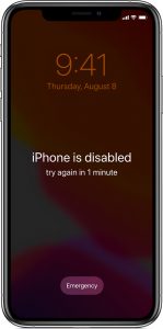 Unlock a Locked iPhone with a iPhone is disabled issue
